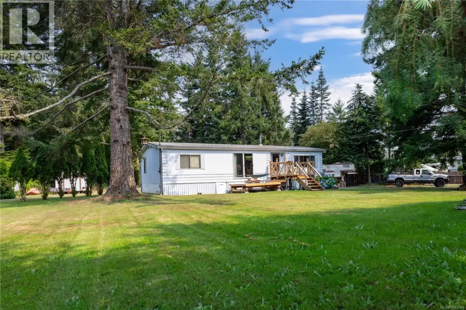 Boarding a creek in the back, this is an exceptionally private yard